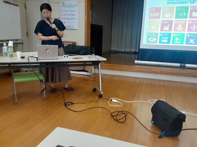地球市民の会　古泉志保先生のレクチャー