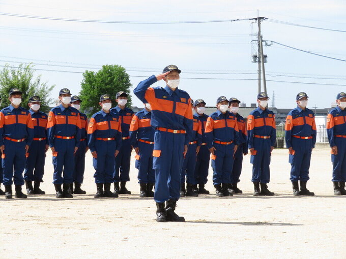 消防団夏期訓練が行われました