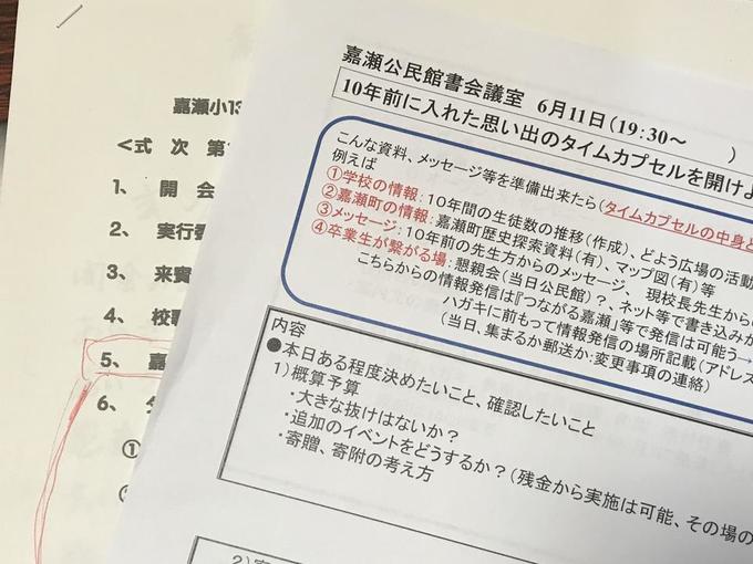 思いでのタイムカプセルを開けよう！第2回実行委員会