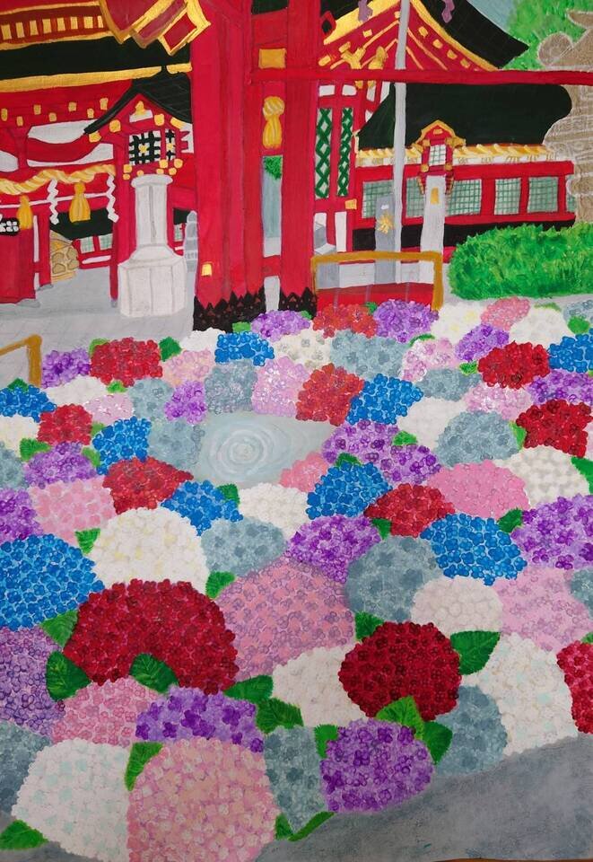 原口琴さん大賞受賞 博愛絵画展 | つながる久保田