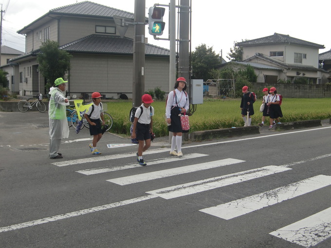 通学路の安全パトロール