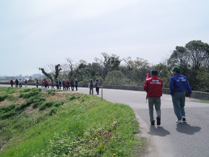 ウォーキング風景