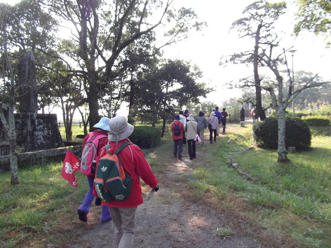 蓮池公園出発