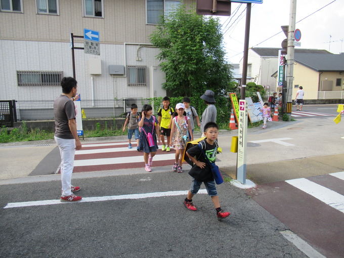 平成29年7月1日子どもの健全育成部会「子ども見守り隊」活動